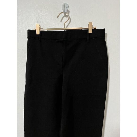 Quince Ultra Stretch Ponte Pintuck Ankle Pants Size M Black Office Capsule - Picture 4 of 6